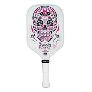 Vulcan Pickleball Paddle White Sugar Skull Daniel De La Rosa Edition NEW $120